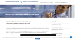 Desktop Screenshot of lebensversicherung-verkaufen-rechner.de